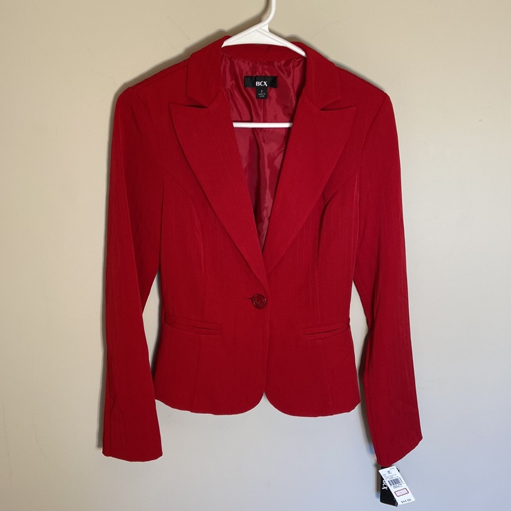 BCX festive red jacket